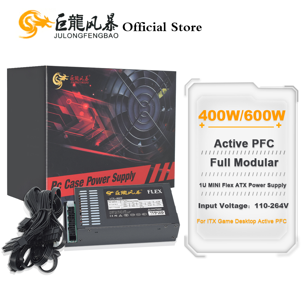 Flex Atx Power Supply 600W 1U - JULONGFENGBAO Volle Modulare 110-264 V ATX