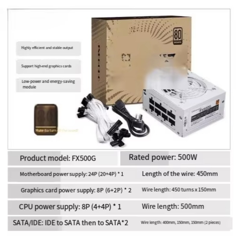 850W Sfx Power Supply 80 Plus Gold - Auf Lager 750W/850W SFX Netzteil 80