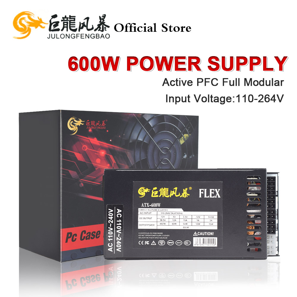 Flex Atx Power Supply 600W 1U - 600 W vollmodulares 1U Flex ATX